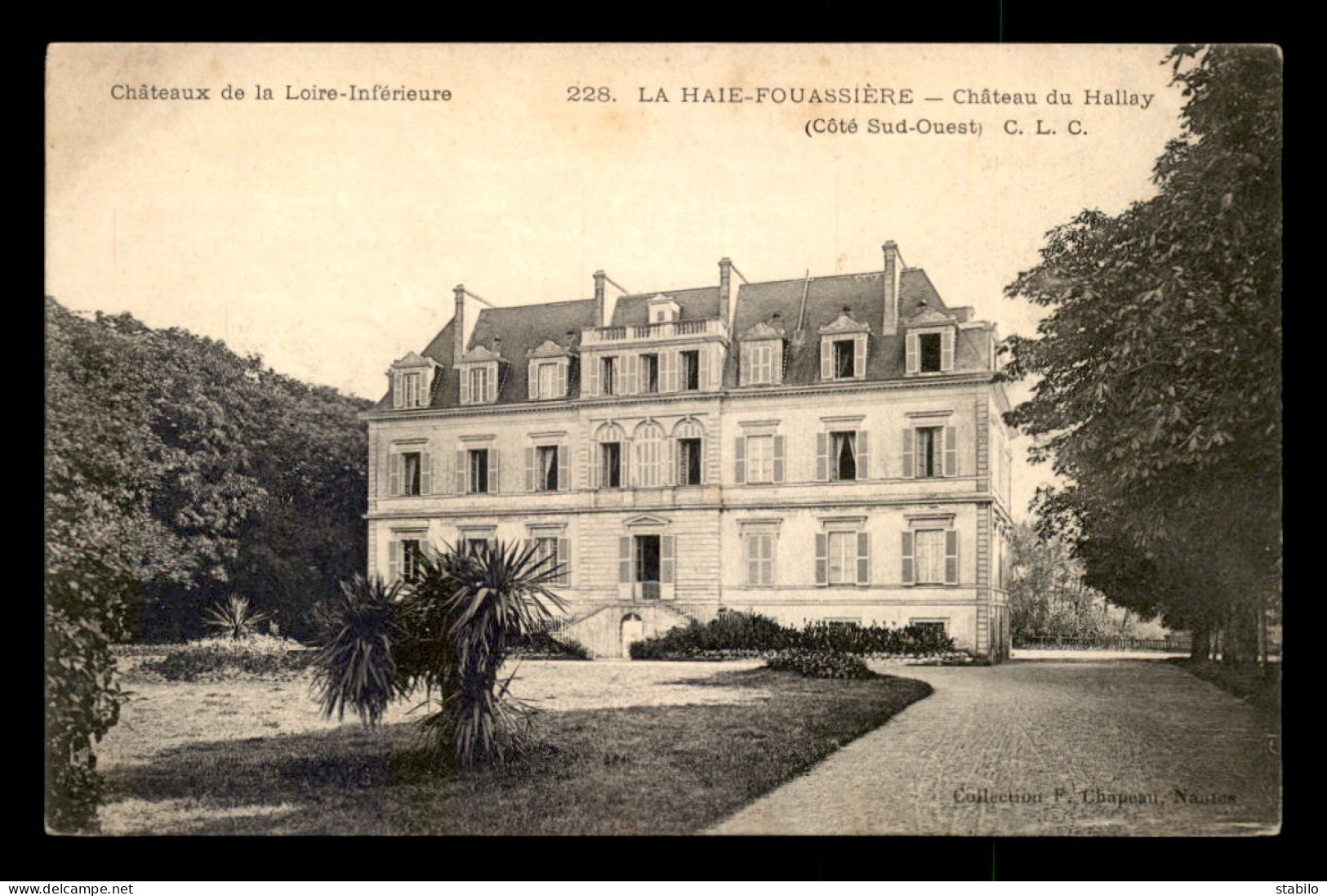 44 - LA HAIE-FOUASSIERE - CHATEAU DU HALLAY - Other & Unclassified