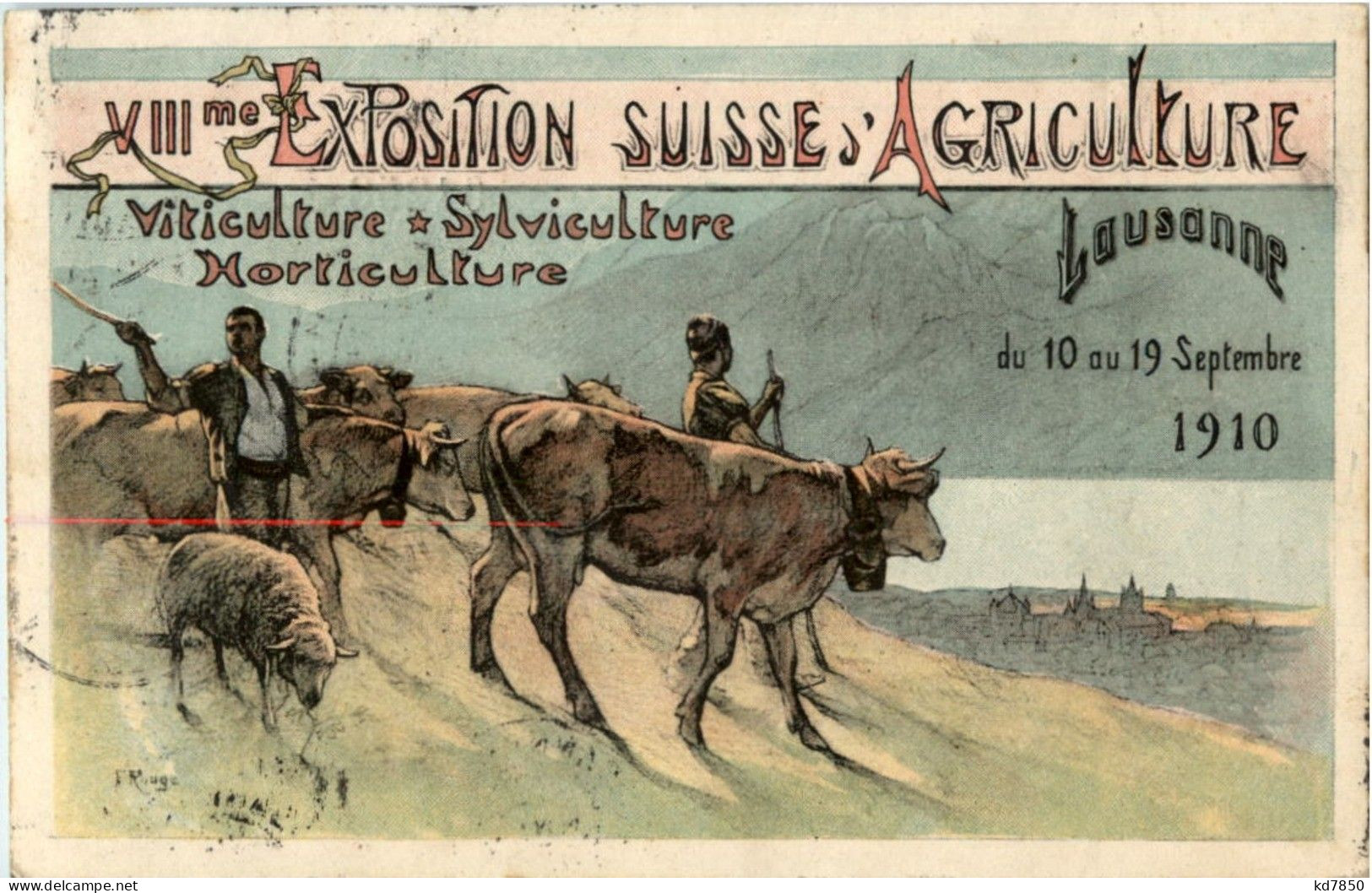 Lausanne - Exposition Agriculture 1910 - Lausanne