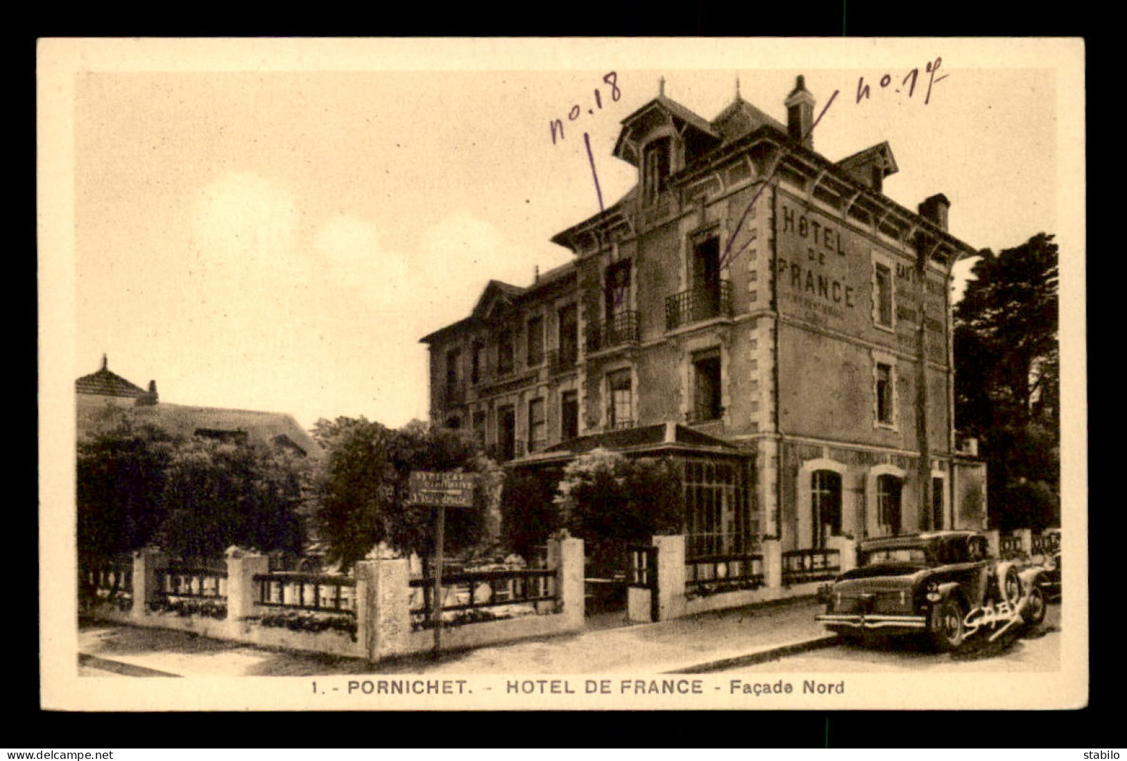 44 - PORNICHET - HOTEL DE FRANCE - Pornichet