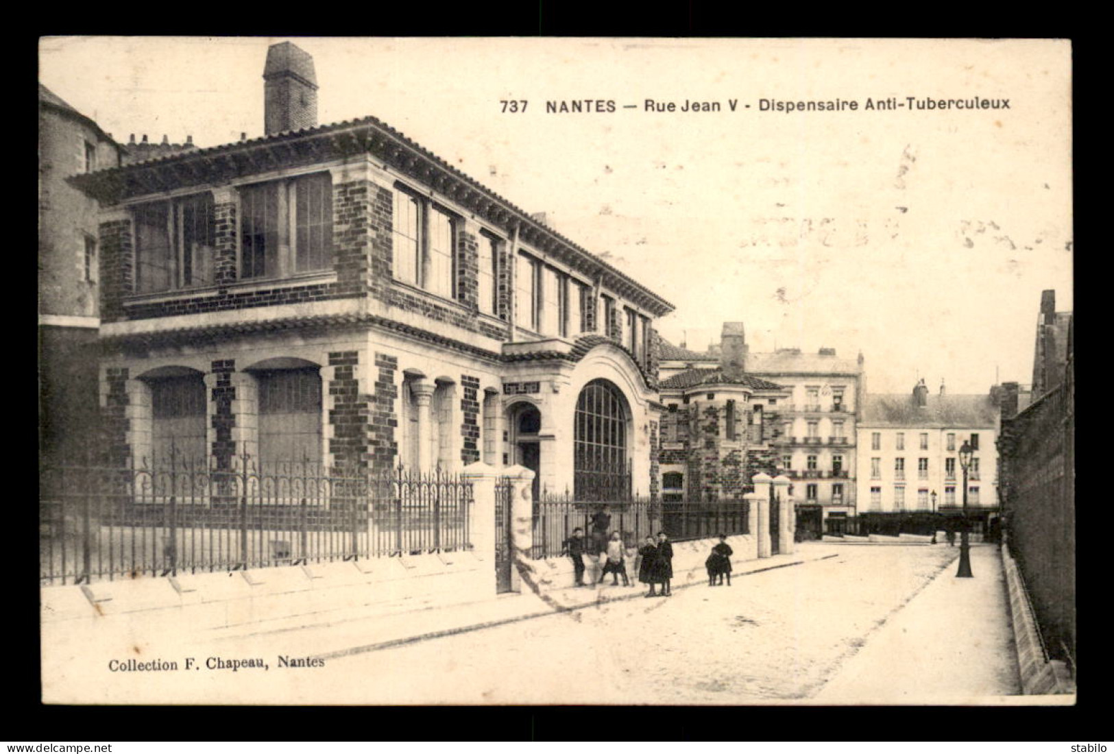 44 - NANTES - RUE JEAN V - DISPENSAIRE ANTI-TUBERCULEUX - Nantes