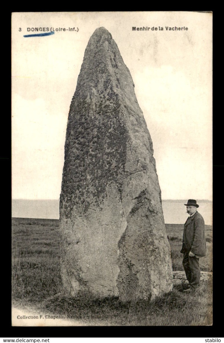 44 - DONGES - MENHIR DE LA VACHERIE - Autres & Non Classés