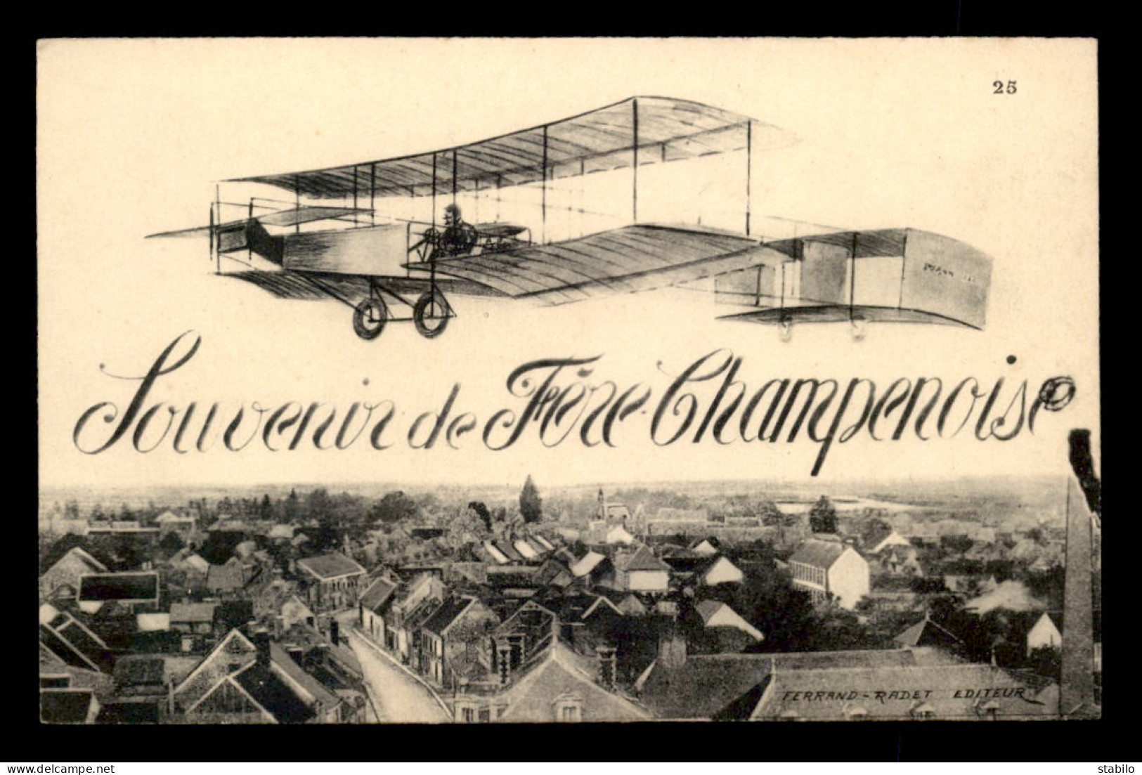 51 - FERE-CHAMPENOISE - SOUVENIR - AVION - Fère-Champenoise