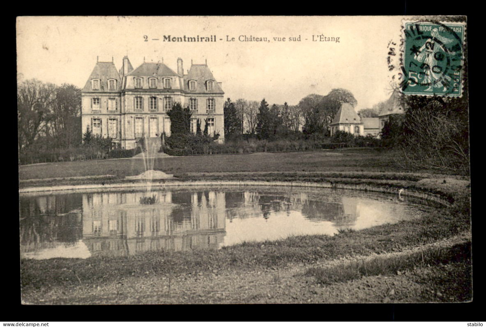 51 - MONTMIRAIL - LE CHATEAU - L'ETANG - Montmirail