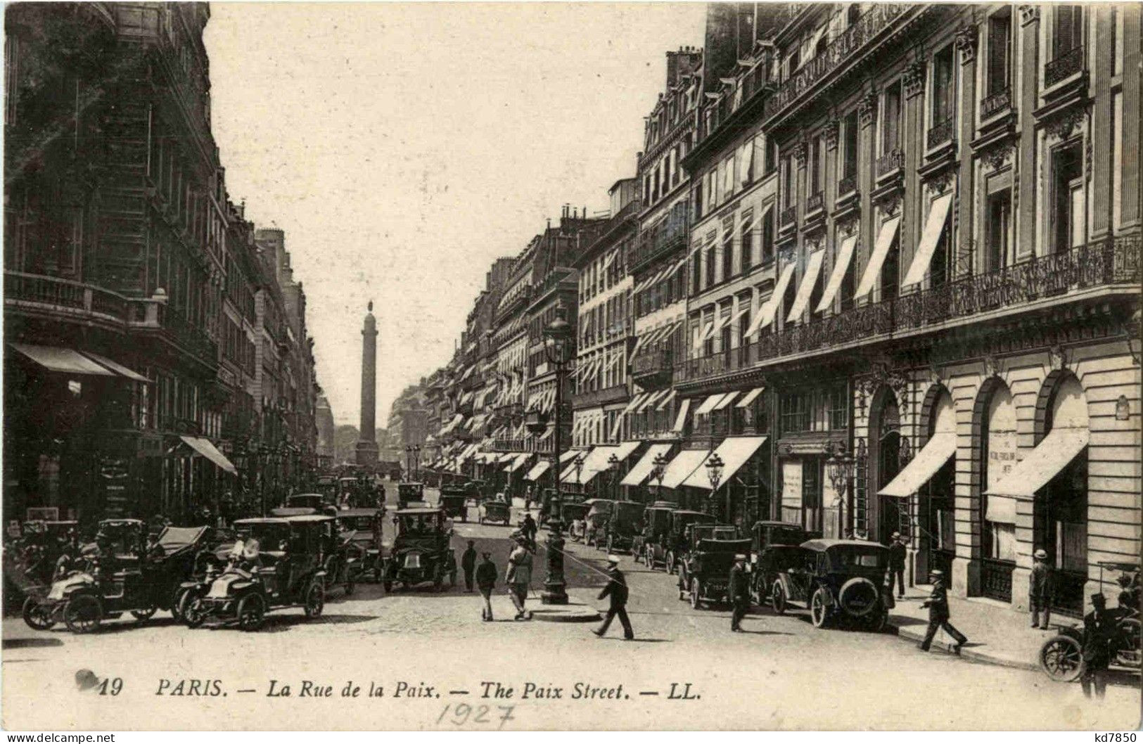 Paris - La Rue De La Paix - Sonstige & Ohne Zuordnung