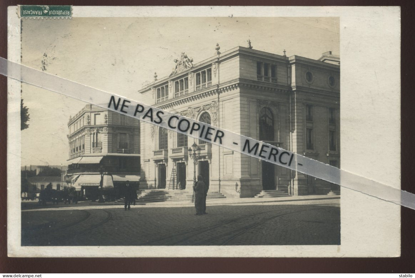 51 - EPERNAY - LE THEATRE - CARTE PHOTO ORIGINALE - Epernay