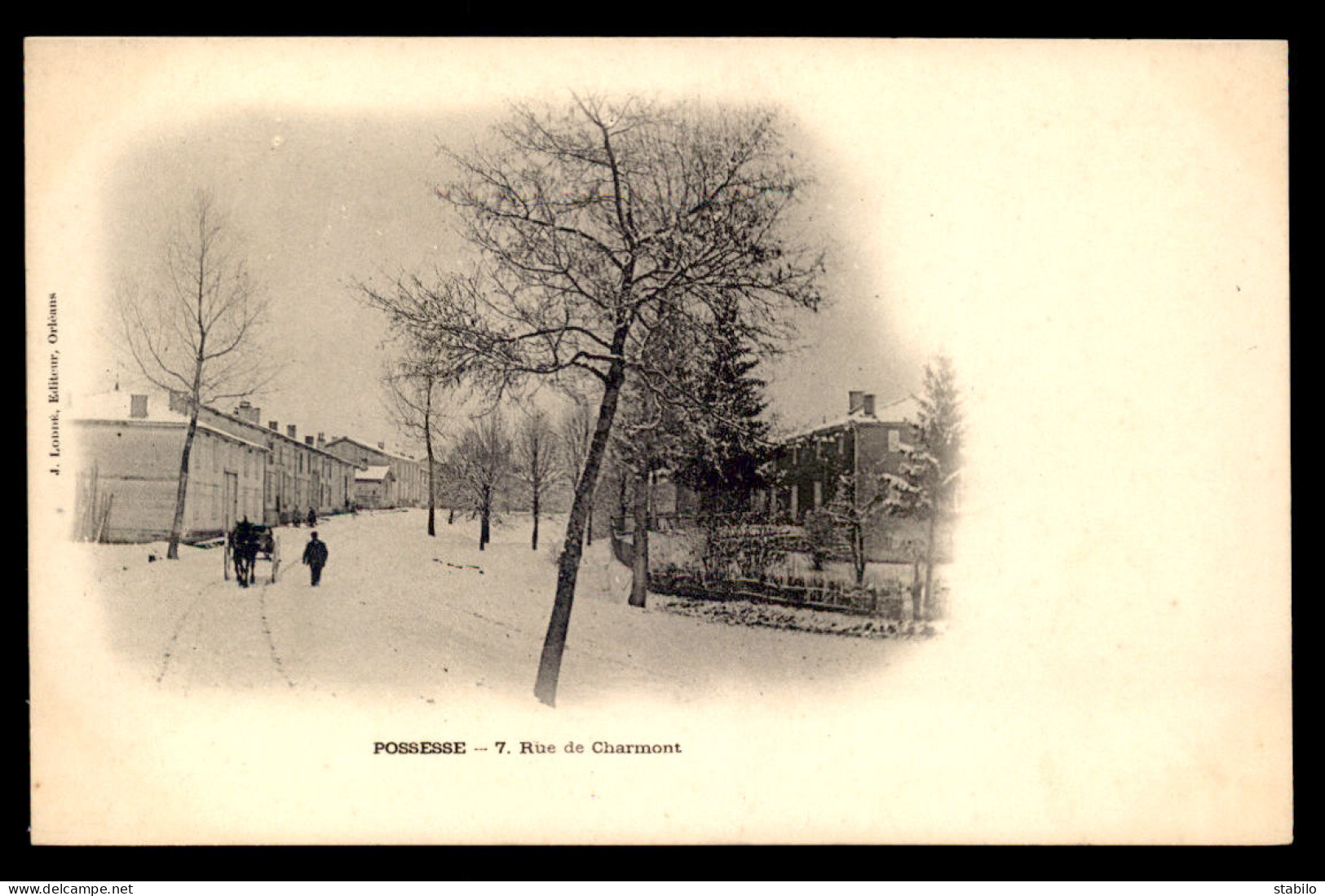 51 - POSSESSE - RUE DE CHARMONT SOUS LA NEIGE - Altri & Non Classificati