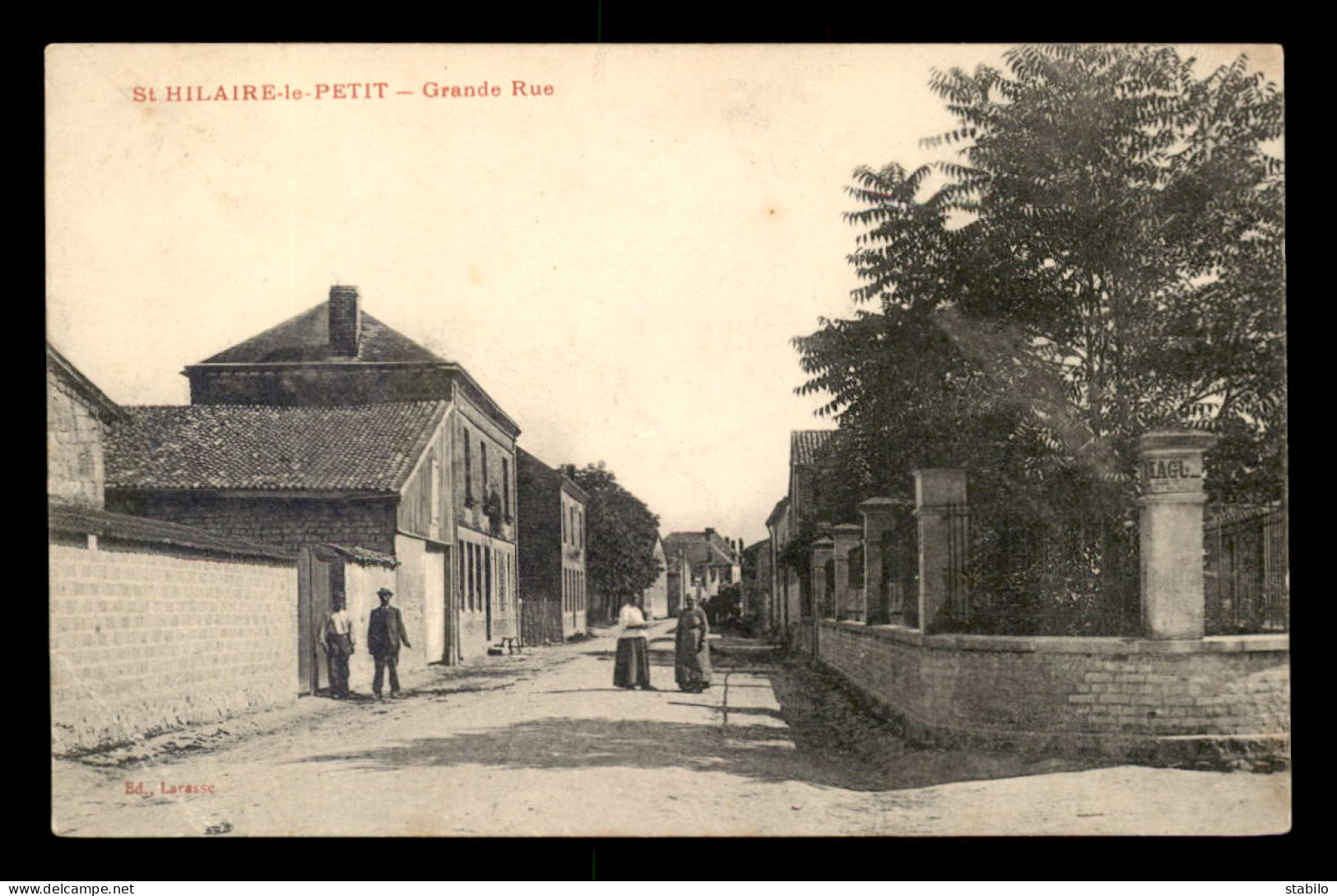 51 - ST-HILAIRE-LE-PETIT - GRANDE RUE - Autres & Non Classés