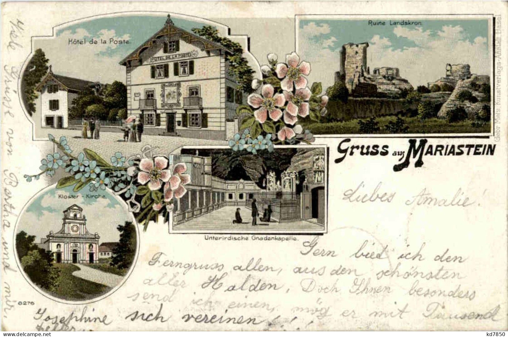 Gruss Aus Mariastein - Litho - Autres & Non Classés