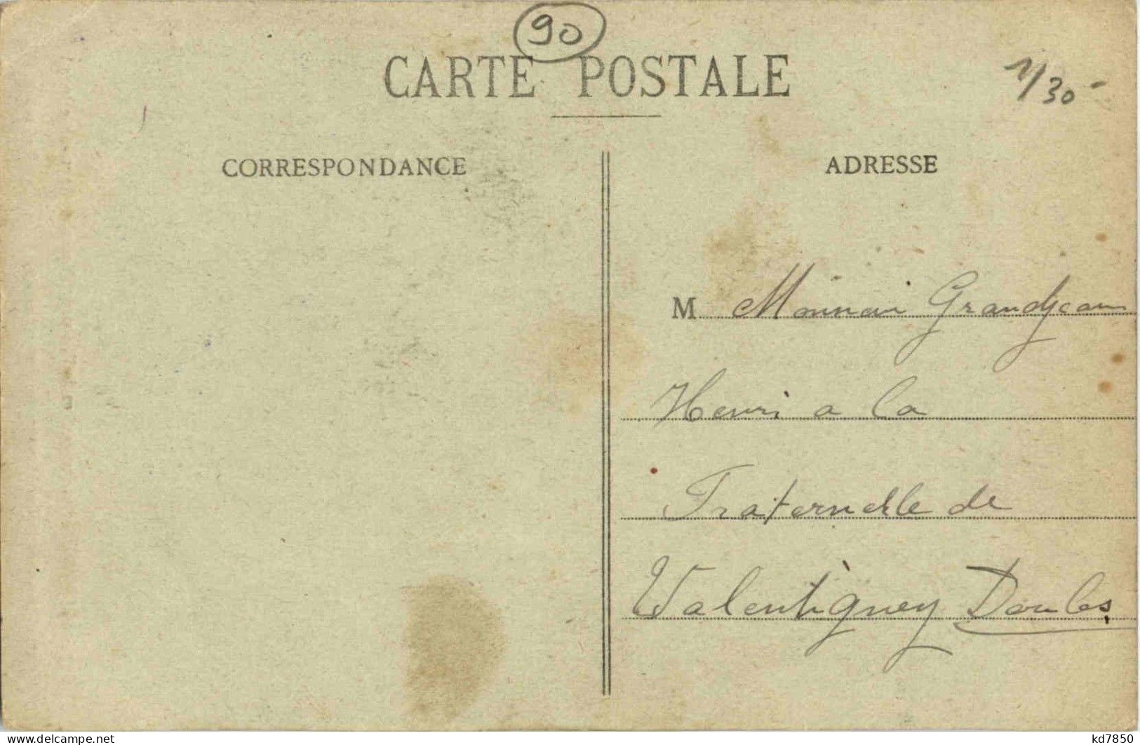Belfort - Funerailles De Aviateur Pegoud 1915 - Altri & Non Classificati