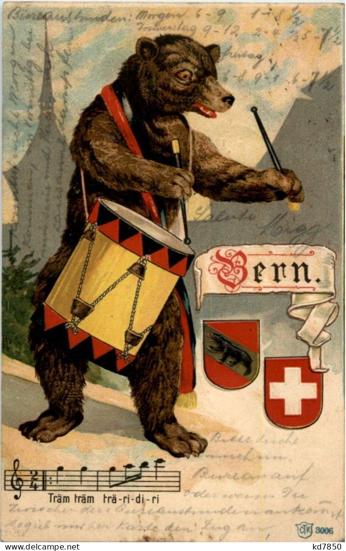 Bern - Bär - Litho - Berne