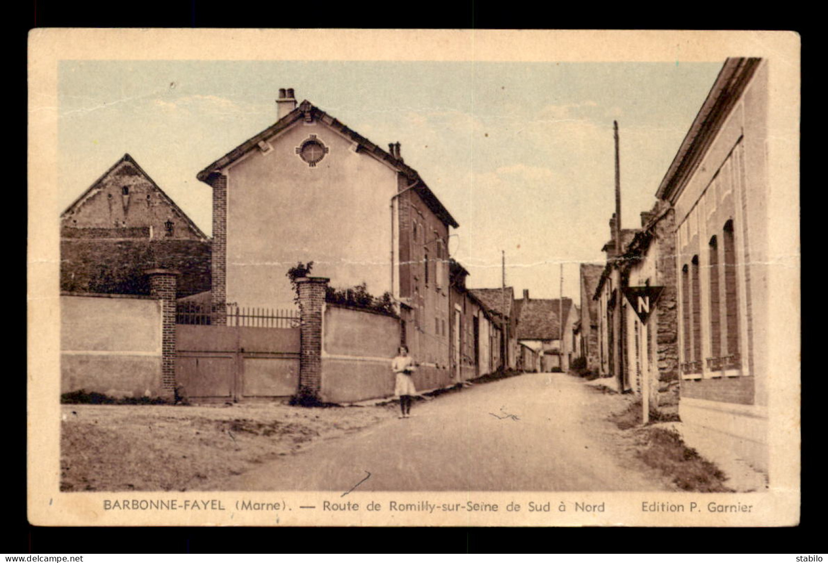 51 - BARBONNE-FAYEL - ROUTE DE ROMILLY-SUR-SEINE - VOIR ETAT - Altri & Non Classificati