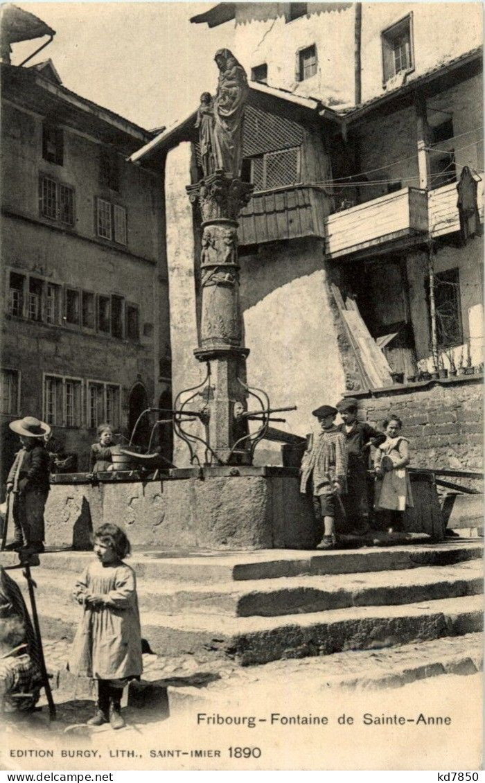 Fribourg - Fonataine De Sainte Anne - Fribourg