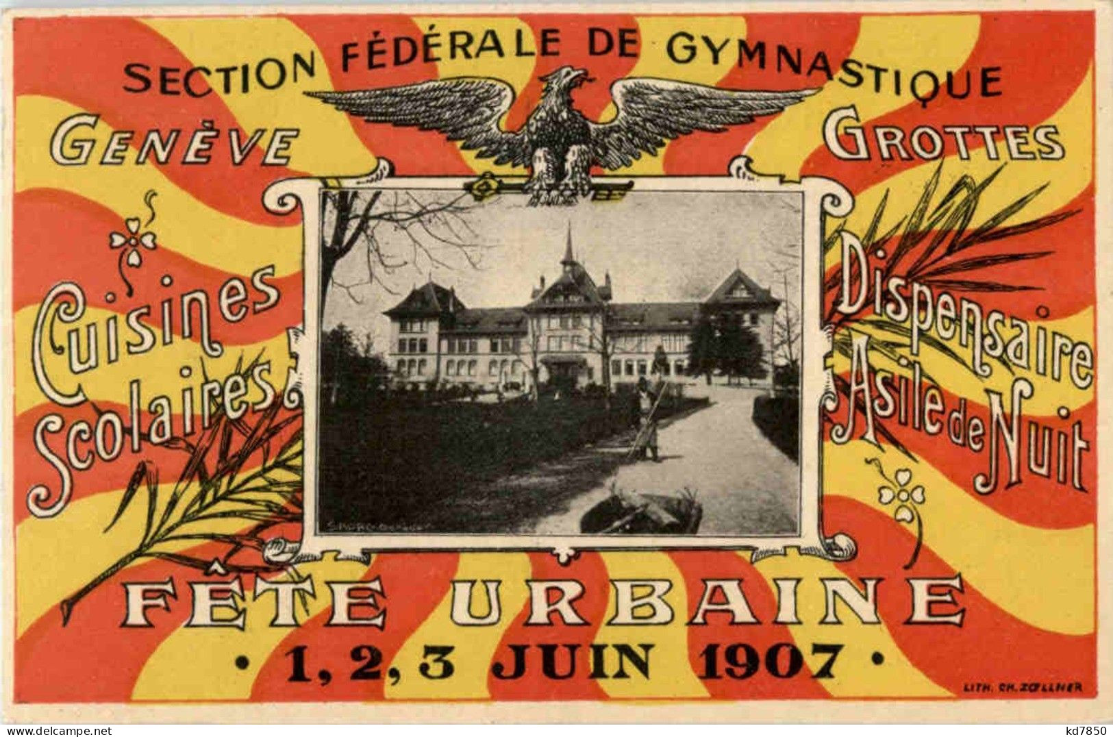 Geneve - Fete Urbane 1907 - Other & Unclassified