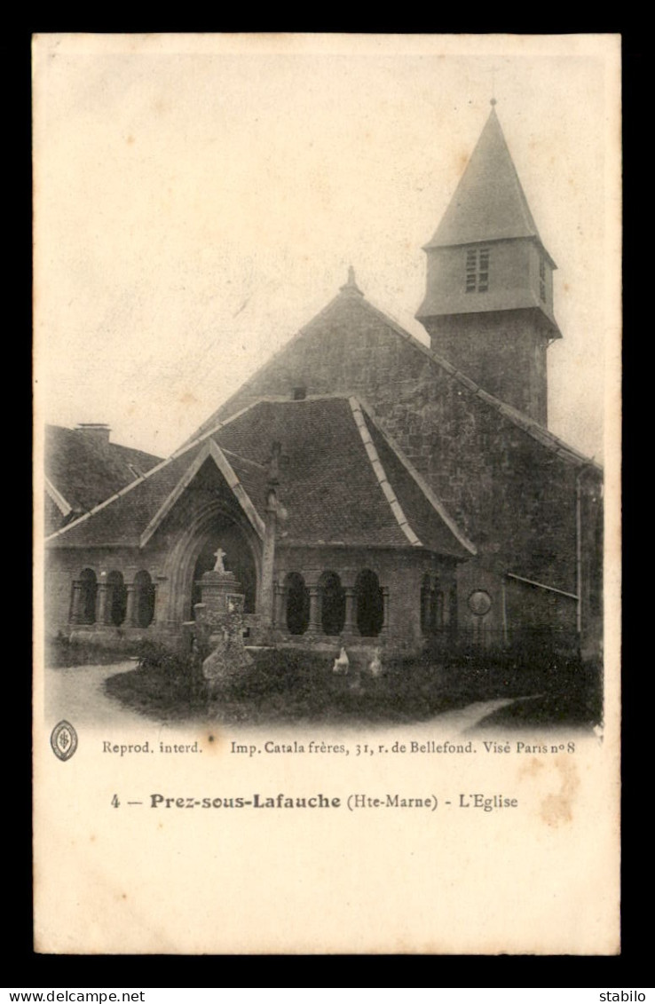 52 - PREZ-SOUS-LAFAUCHE - L'EGLISE - Other & Unclassified