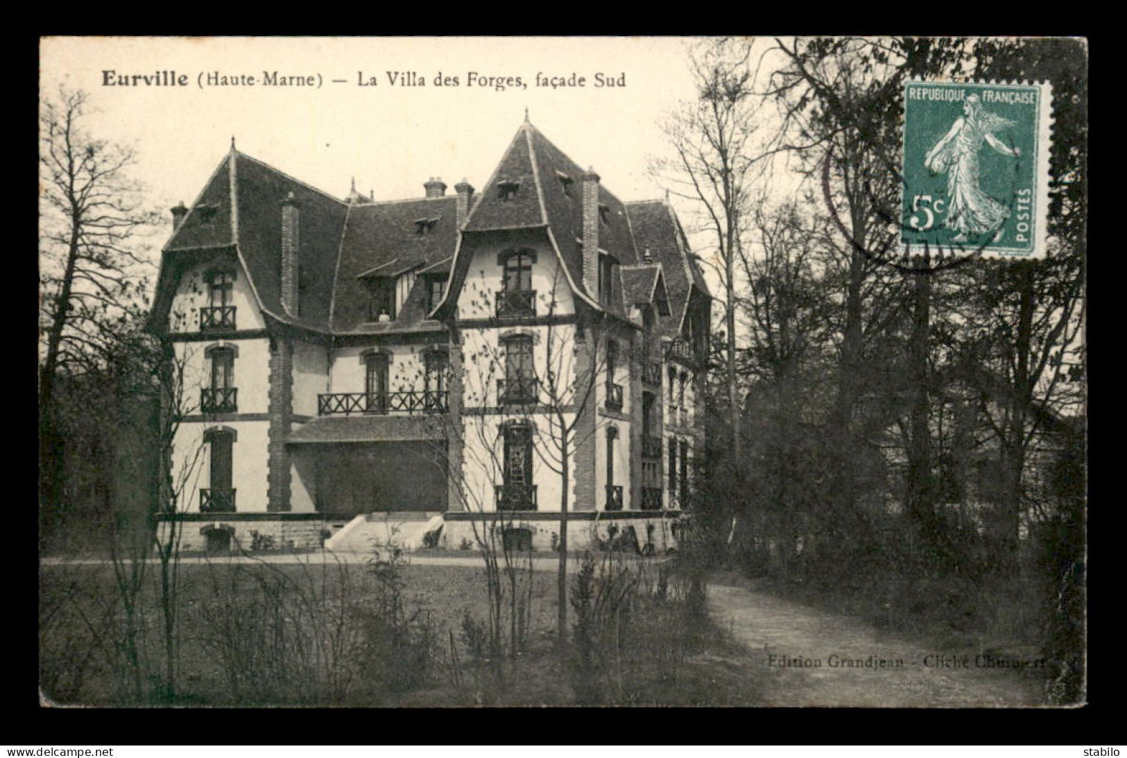 52 - EURVILLE - LA VILLA DES FORGES - CHATEAU - Altri & Non Classificati