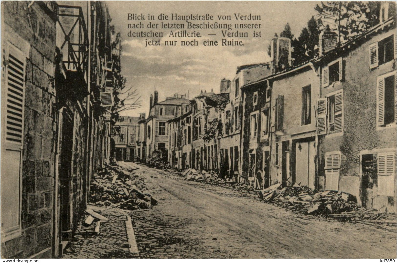 Verdun Hauptstrasse - Feldpost - Verdun