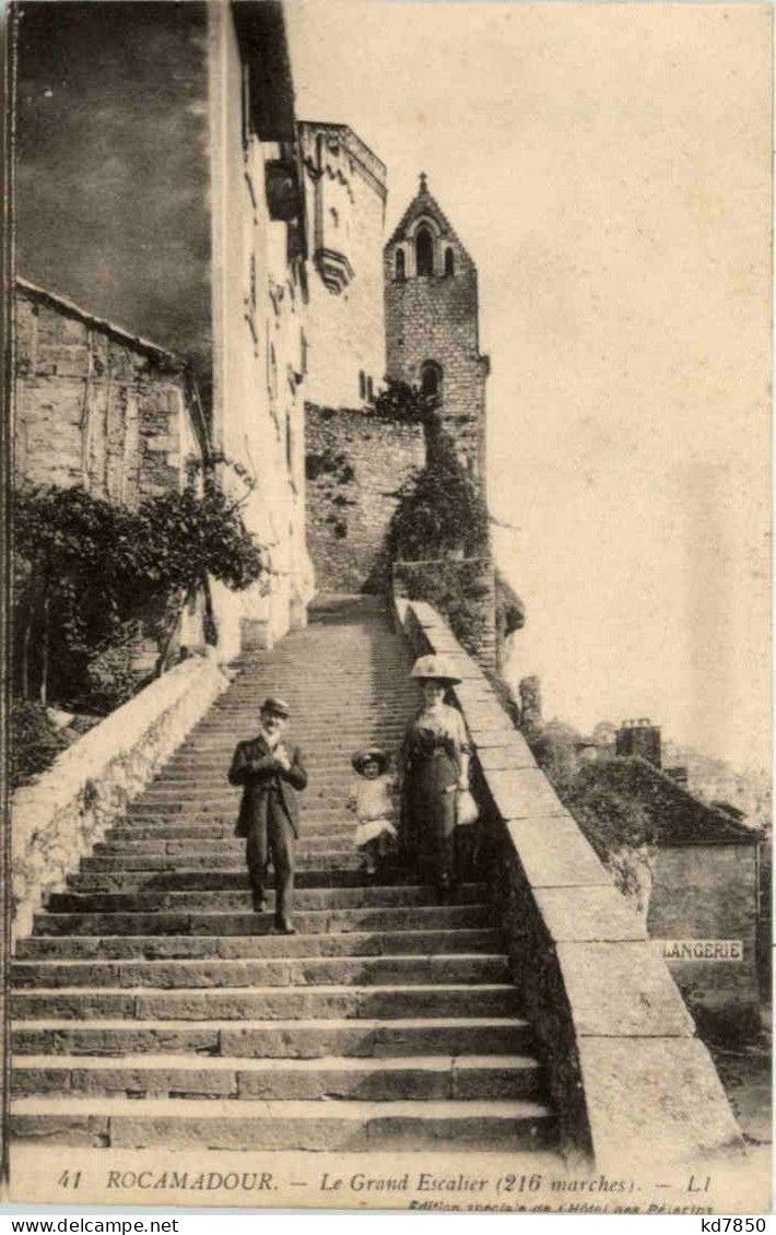 Rocamadour - Le Grand Escalier - Rocamadour