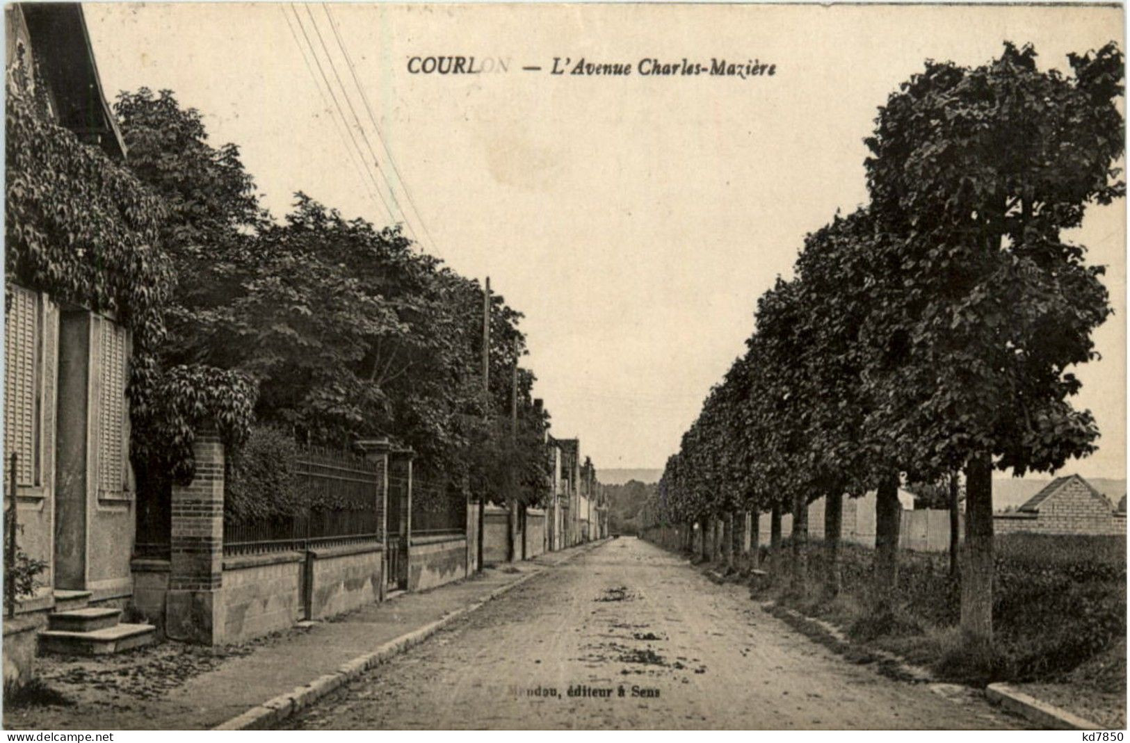 Courlon - L Avenue Charles Maziers - Autres & Non Classés