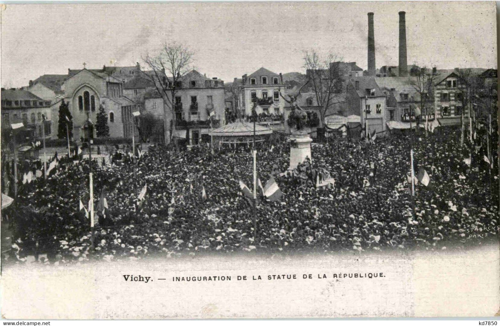 Vichy - Inauguration De La Statue De La Republique - Vichy