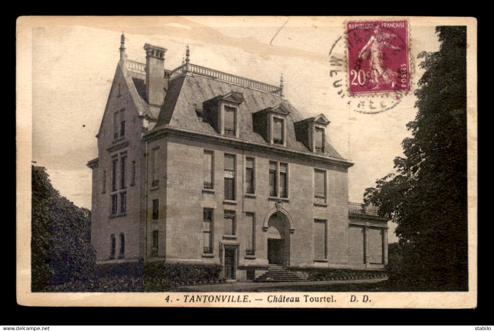 54 - TANTONVILLE - CHATEAU TOURTEL - Autres & Non Classés