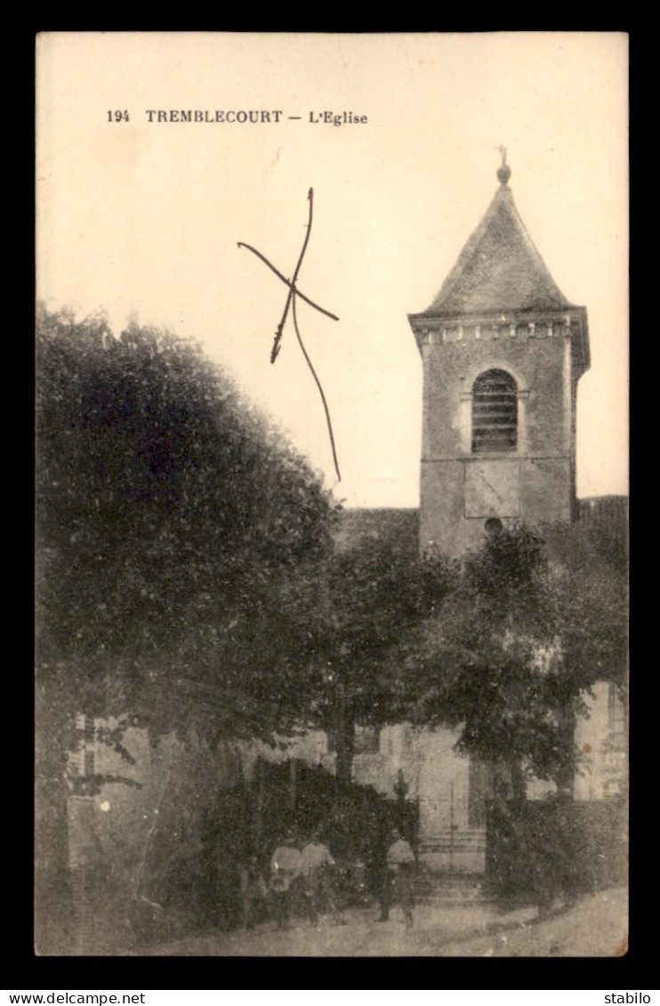 54 - TREMBLECOURT -  L'EGLISE - Other & Unclassified