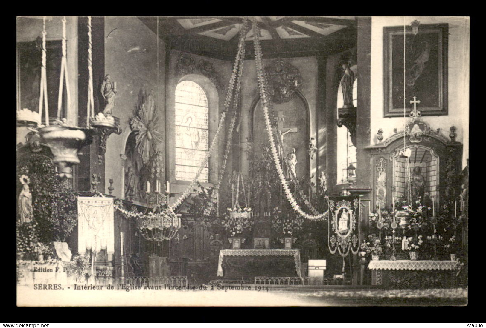 54 - SERRES - INTERIEUR DE L'EGLISE - Other & Unclassified