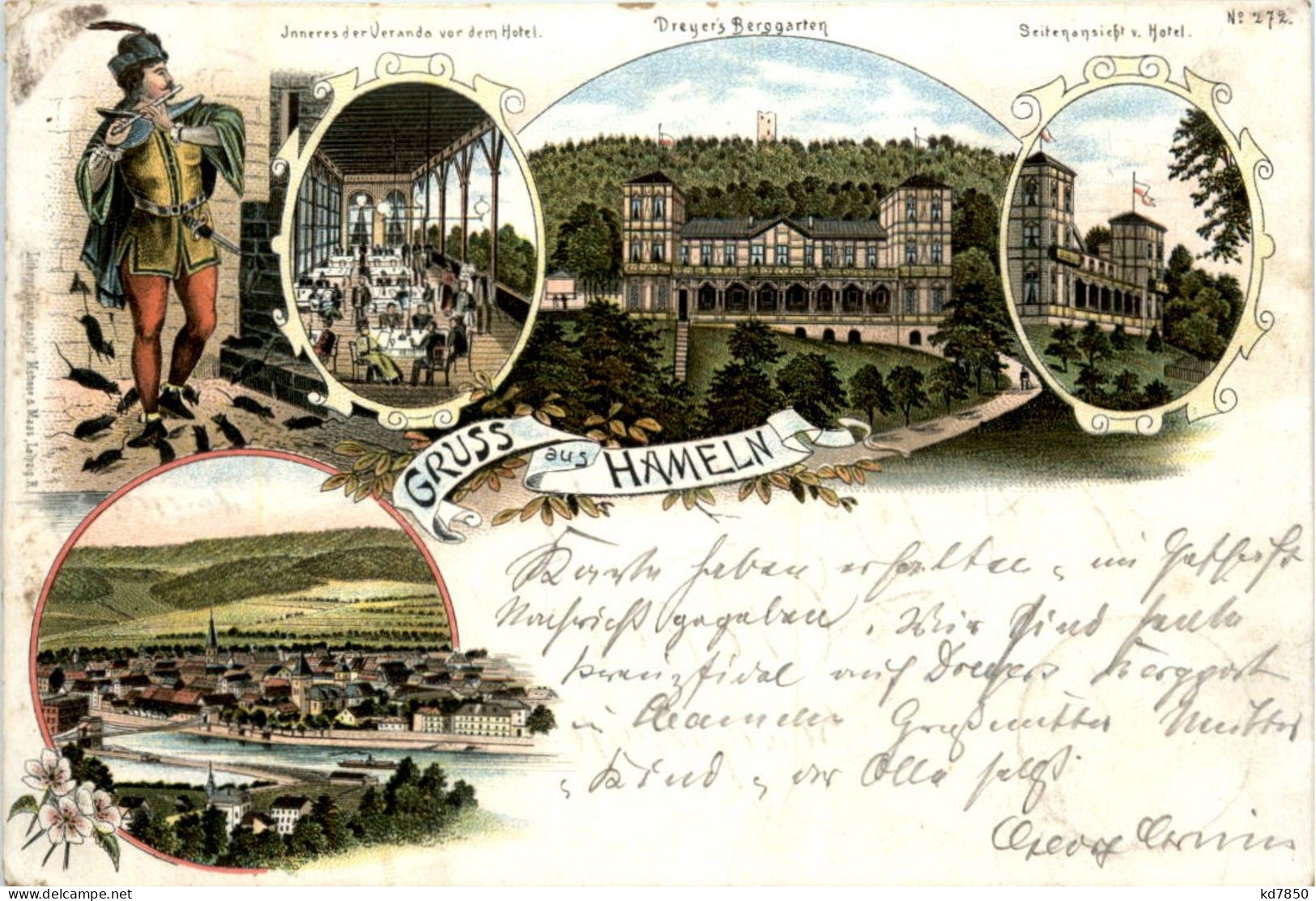 Gruss Aus Hameln - Litho 1895 - Hameln (Pyrmont)