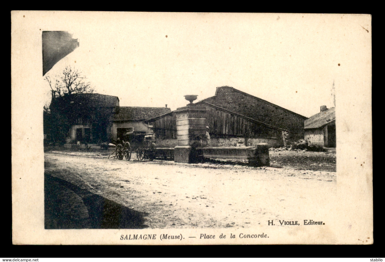 55 - SALMAGNE - PLACE DE LA CONCORDE - EDITEUR H. VIOLLE - Other & Unclassified