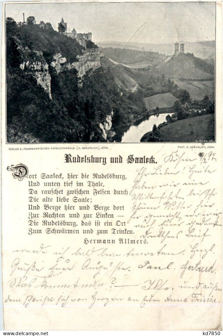 Ruudelsburg Und Saaleck 1897 - Naumburg (Saale)