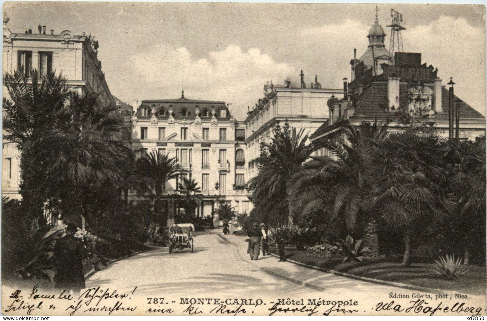 Monte-Carlo - Hotel Metropole - Autres & Non Classés