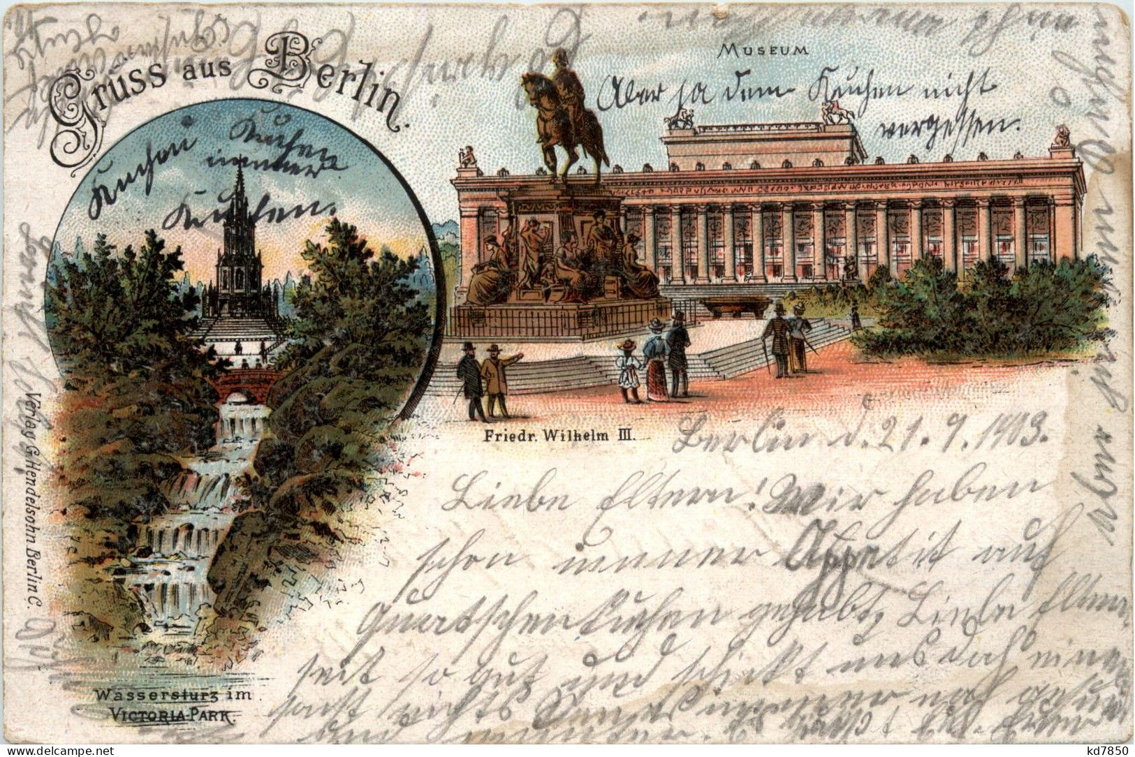 Gruss Aus Berlin - Litho - Altri & Non Classificati