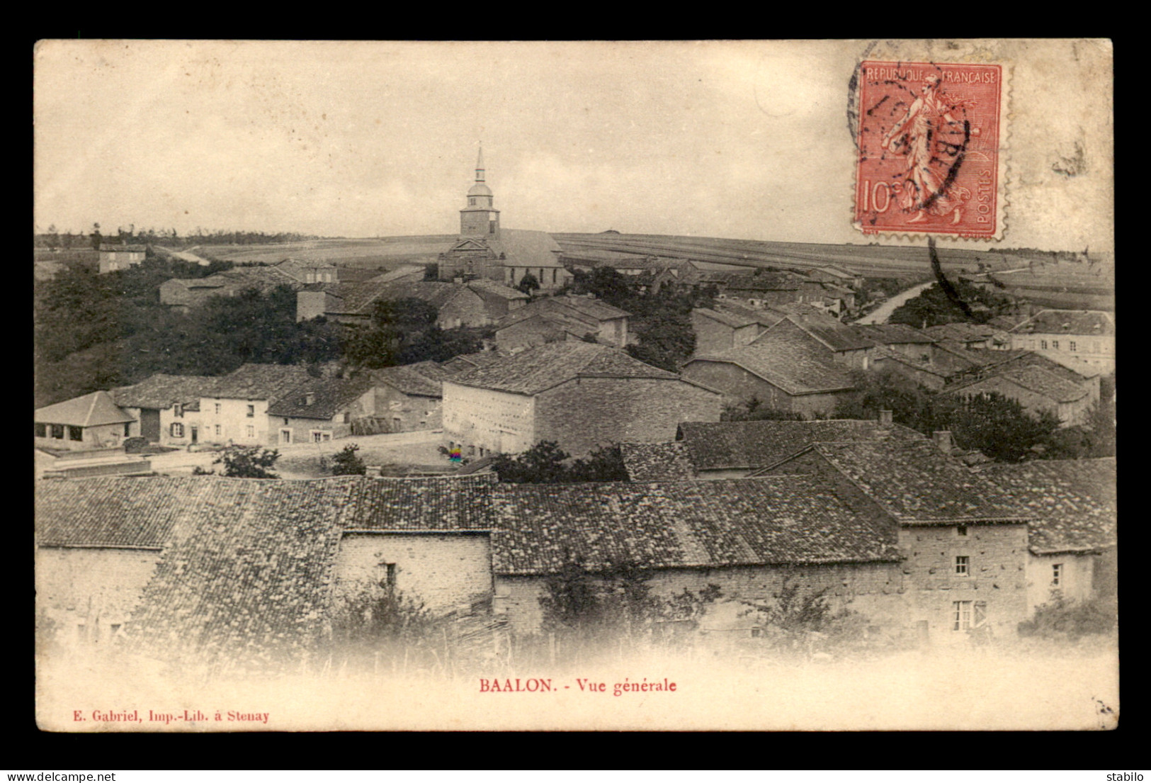 55 - BAALON - VUE GENERALE - EDITEUR E. GABRIEL - Andere & Zonder Classificatie