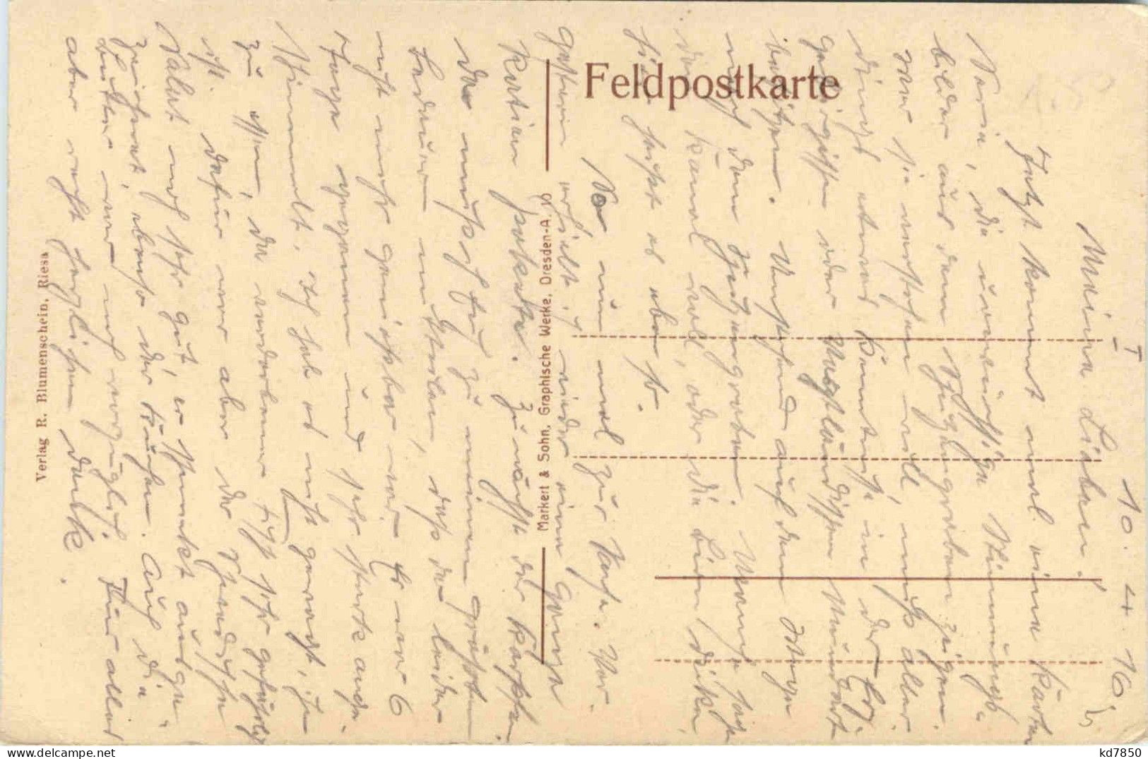 Feldpostkarte - War 1914-18