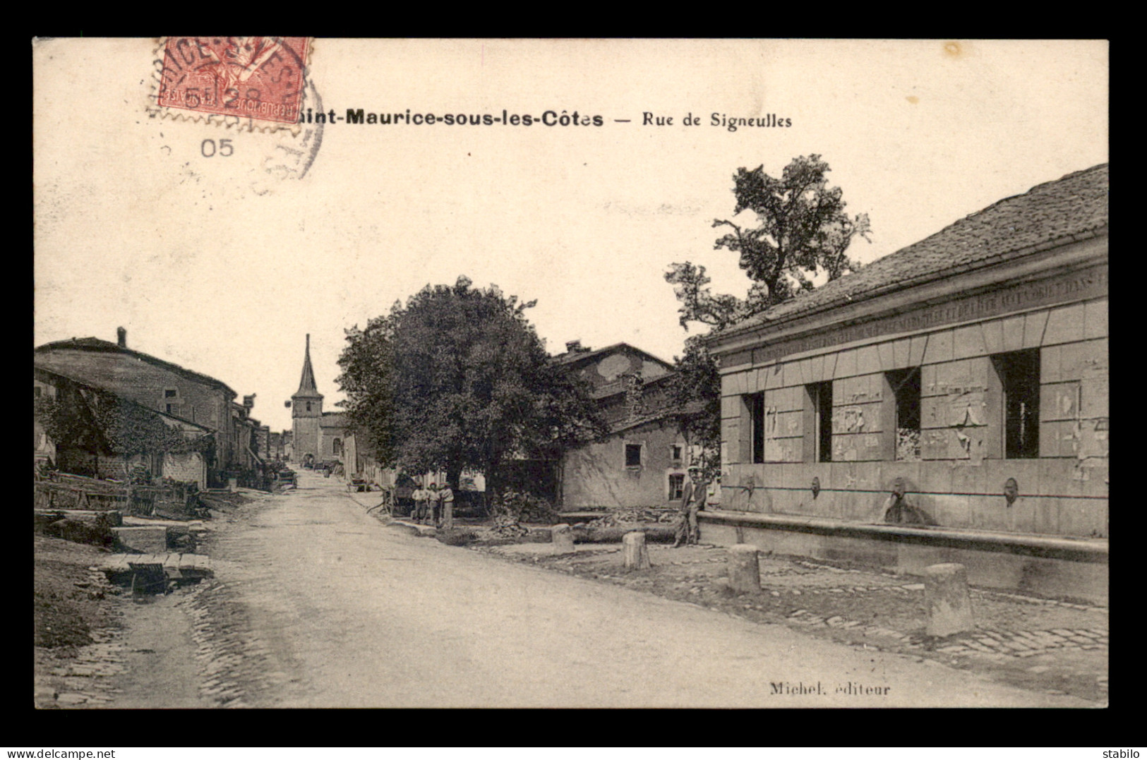 55 - SAINT-MAURICE-SOUS-LES-COTES - RUE DE SIGNEULLES - EDITEUR MICHEL - Andere & Zonder Classificatie