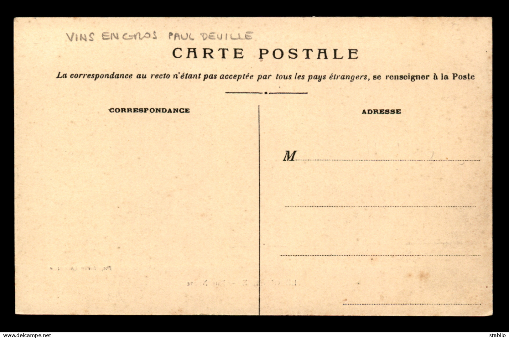 55 - LEROUVILLE - RUE NEUVE - VINS EN GROS PAUL DEVILLE - EDITEUR PAPETERIE LORRAINE - Lerouville