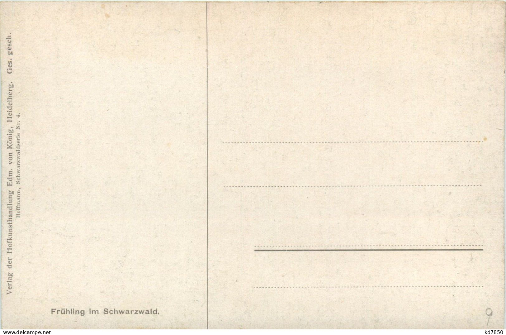 H. Hoffmann Schwarzwald - Other & Unclassified