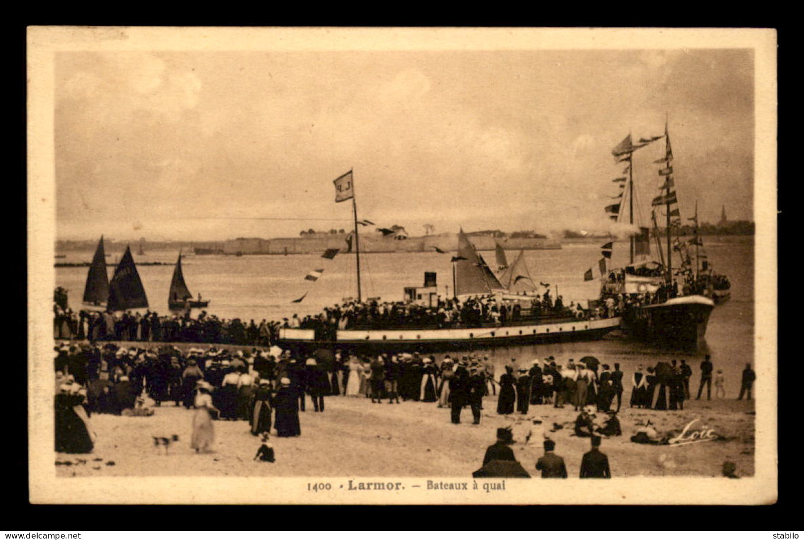 56 - LARMOR-PLAGE - BATEAUX A QUAI - Larmor-Plage