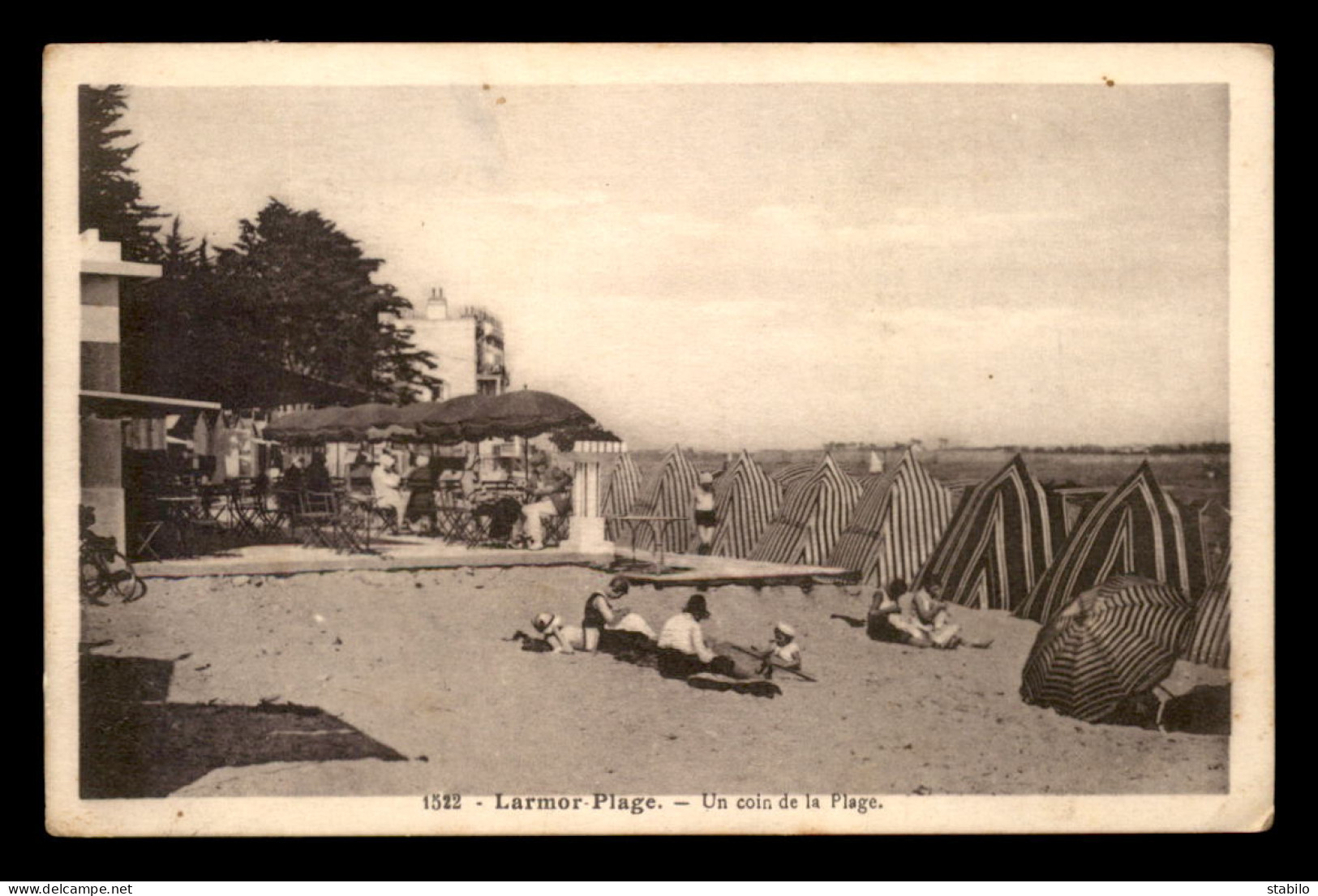 56 - LARMOR-PLAGE - UN COIN DE LA PLAGE - Larmor-Plage