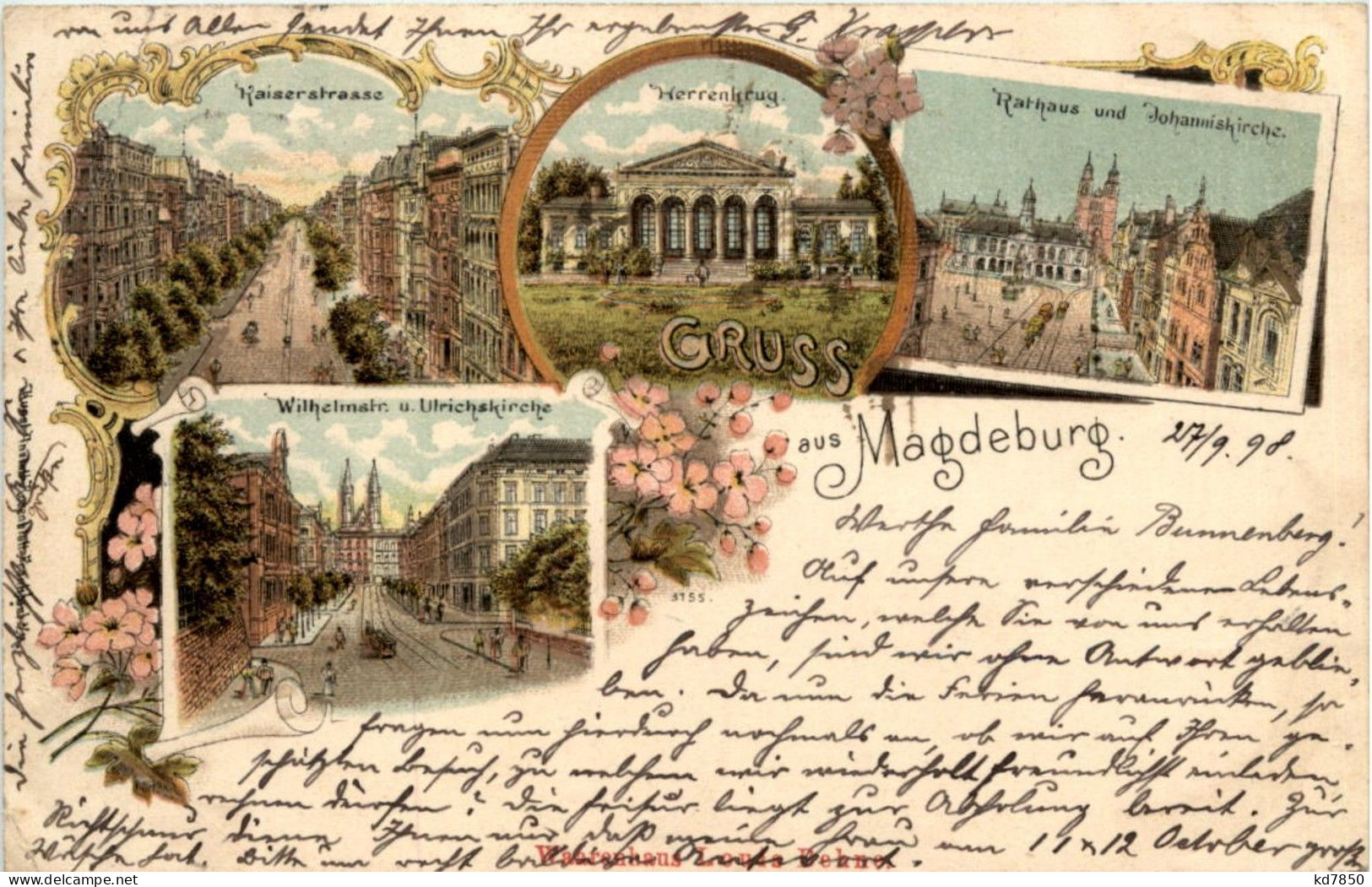 Gruss Aus Magdeburg - Litho - Magdeburg