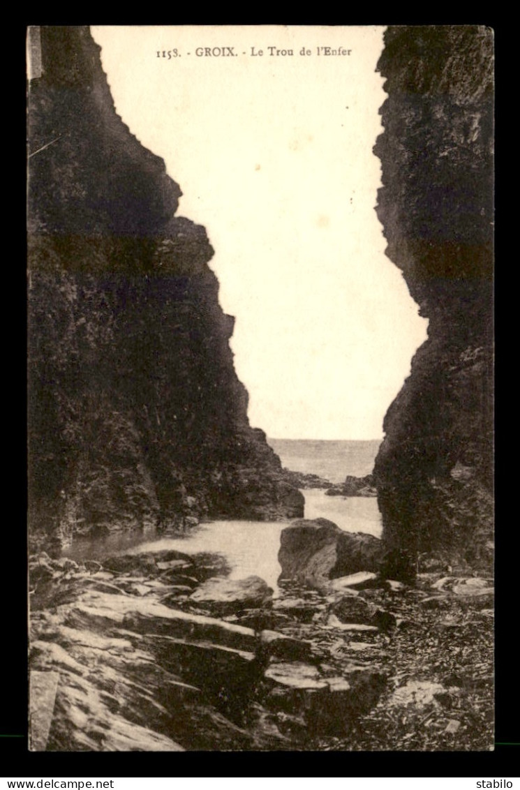 56 - ILE DE GROIX - LE TROU DE L'ENFER - Groix