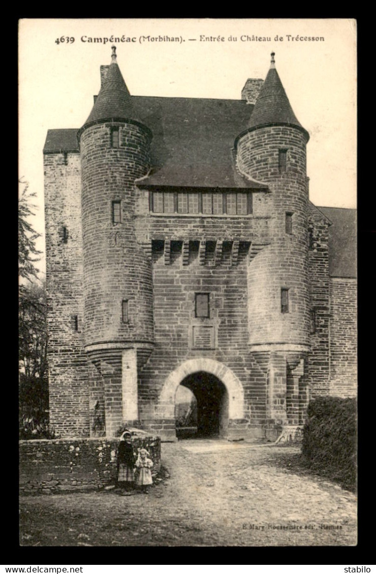 56 - CAMPENEAC - ENTREE DU CHATEAU DE TRECESSON - Other & Unclassified