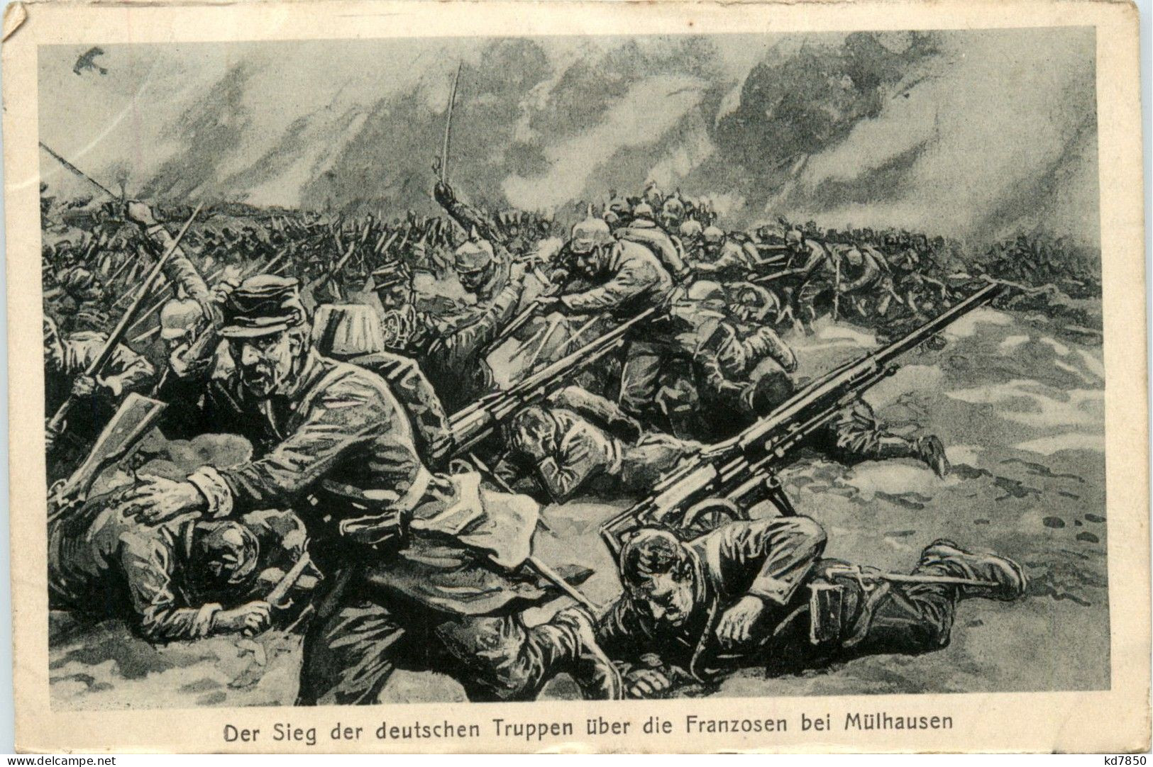 Der Sieg Der Deutschen Truppen über Die Franzosen Bei Mülhausen - Mulhouse