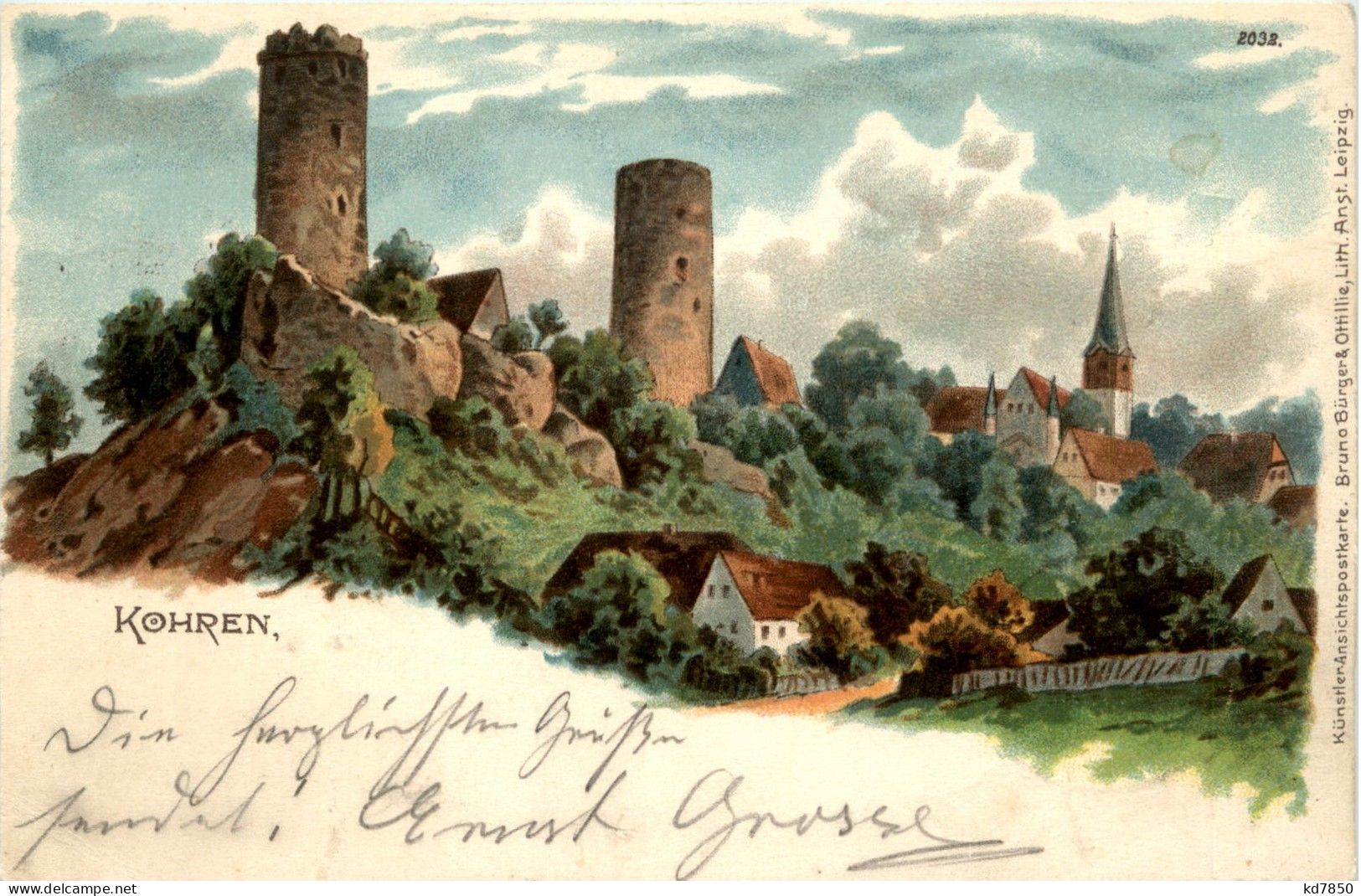 Kohren - Frohburg - Litho - Autres & Non Classés