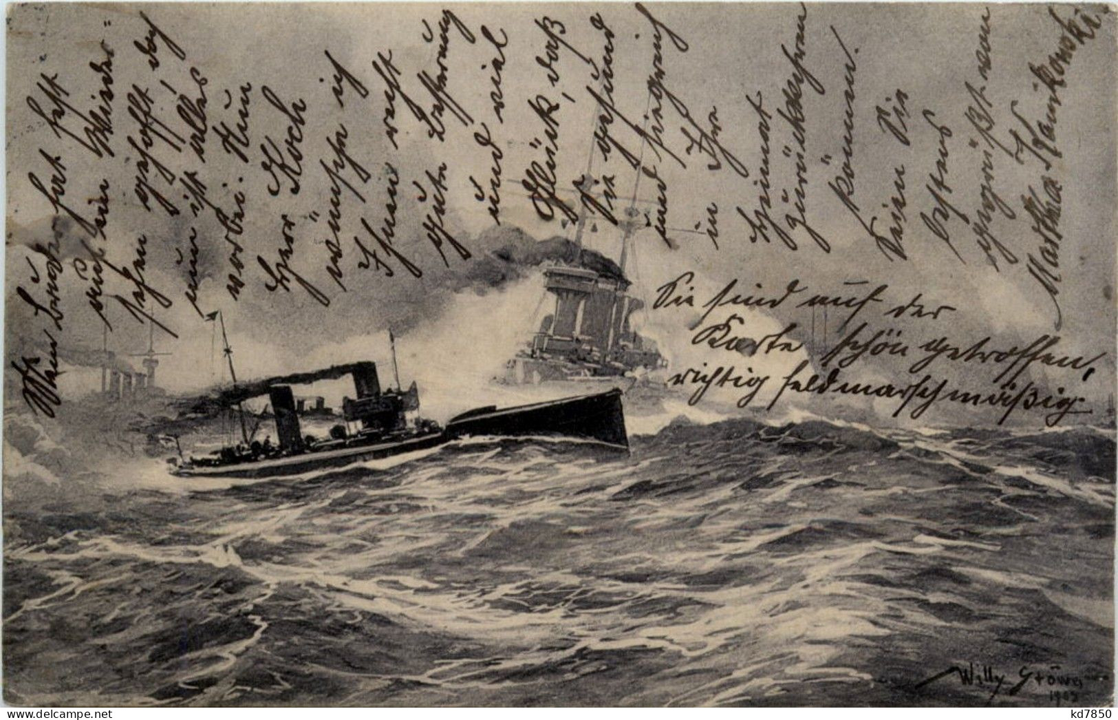 Torpedoboots Angriff In Der Nordsee - Krieg