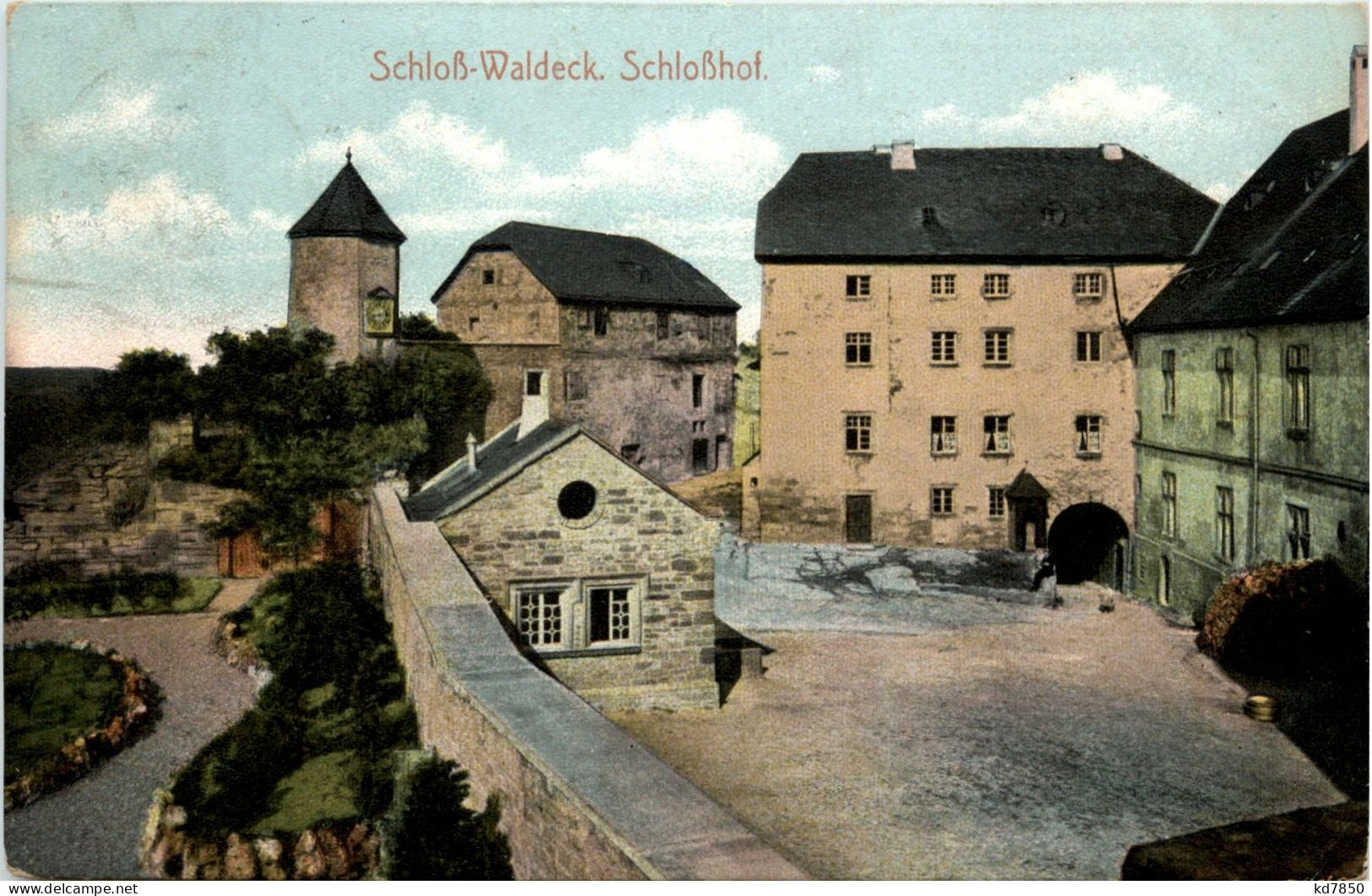 Schloss Waldeck - Schlosshof - Waldeck