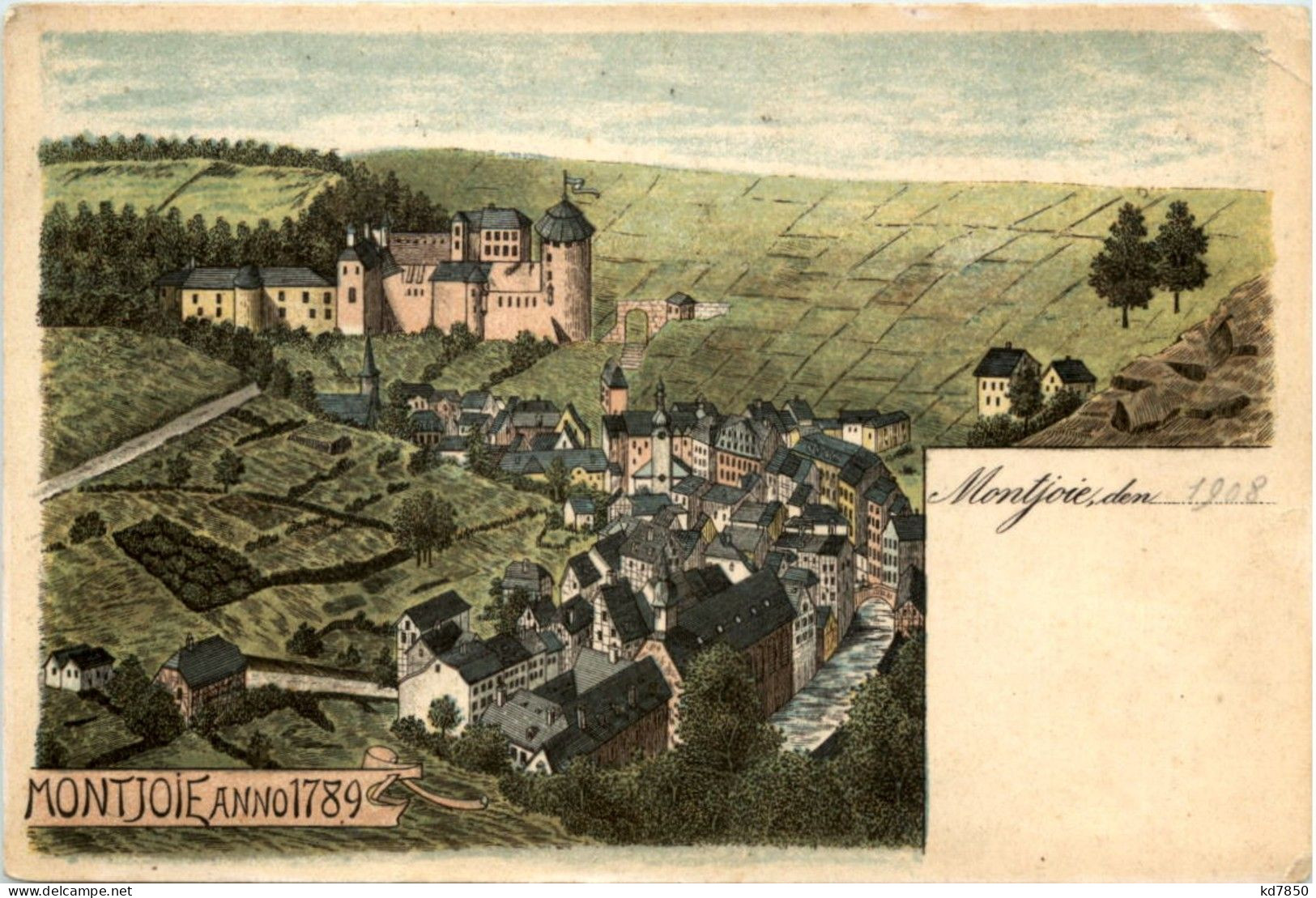 Montjoie - Litho - Monschau