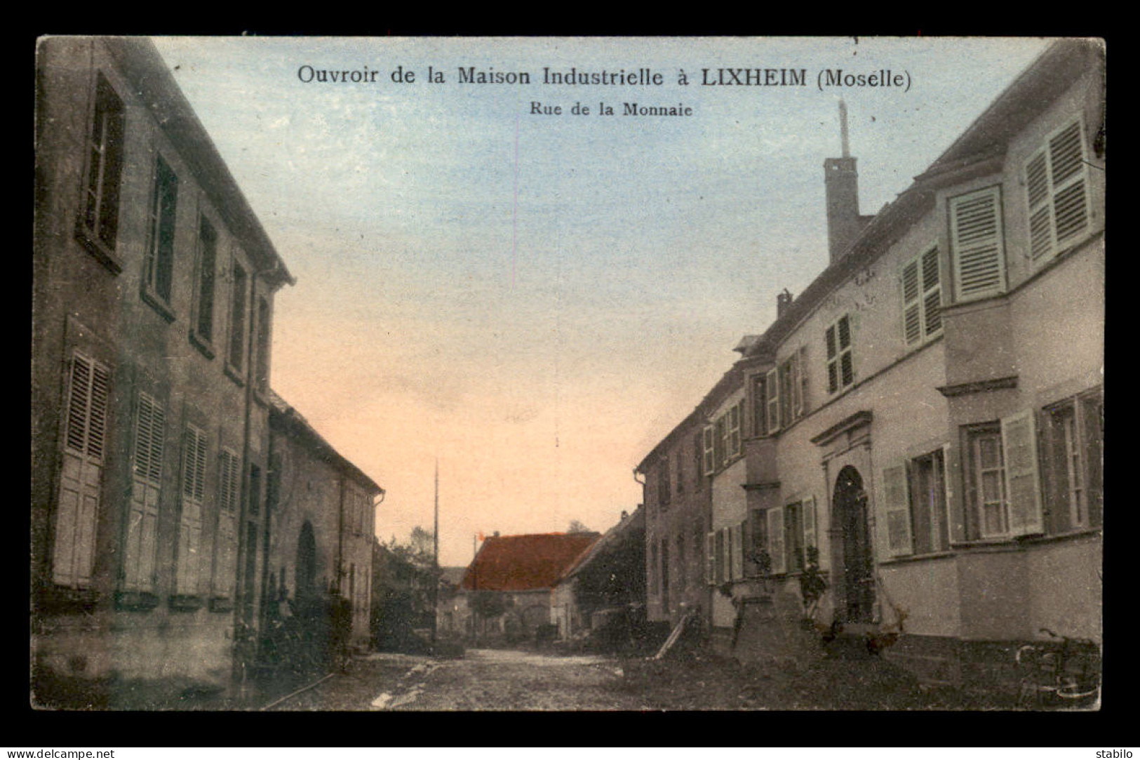 57 - LIXHEIM - OUVROIR DE LA MAISON INDUSTRIELLE RUE DE LA MONNAIE - Sonstige & Ohne Zuordnung