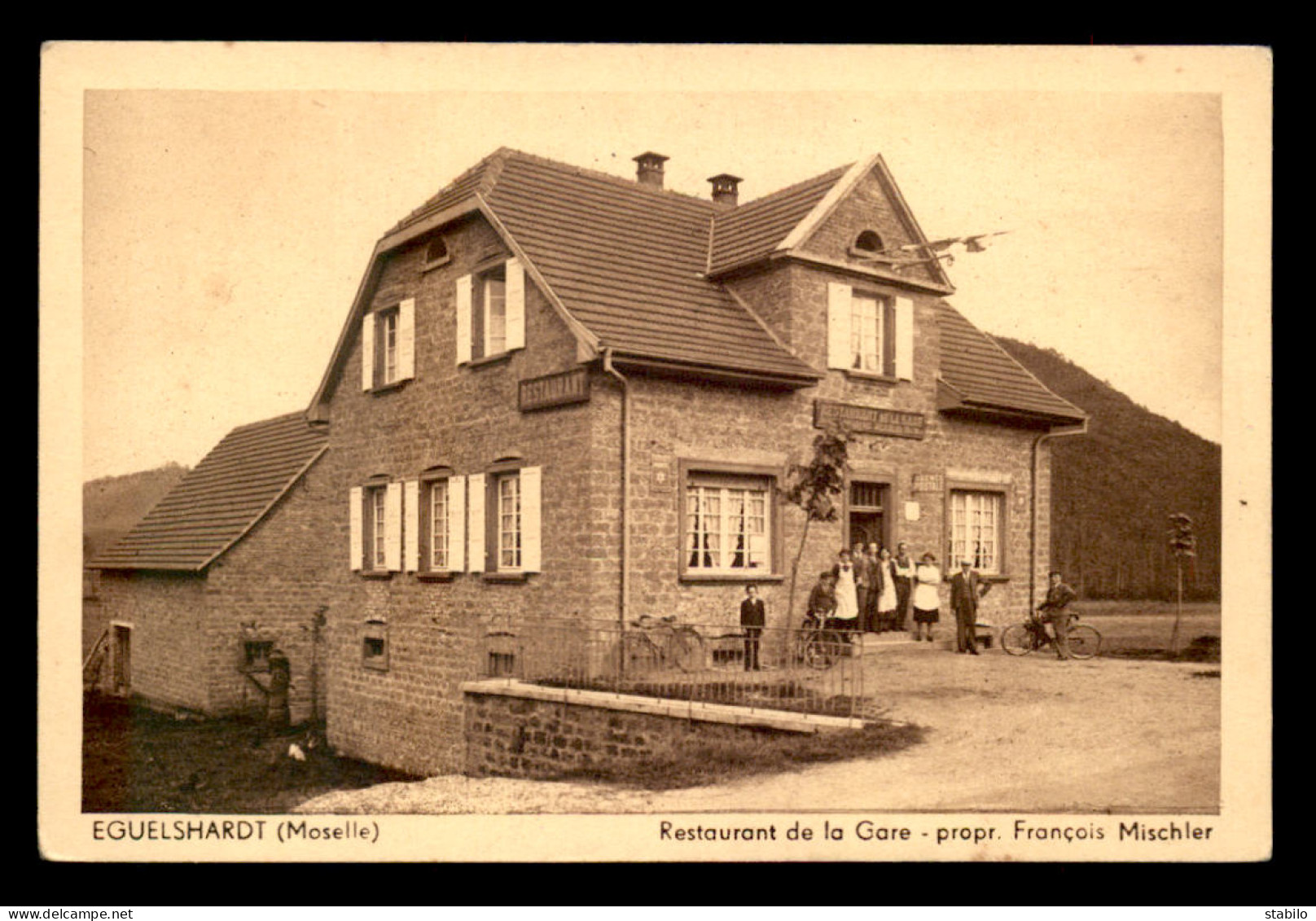 57 - EGELSHARDT - RESTAURANT DE LA GARE - FRANCOIS MISCHLER PROPRIETAIRE - Sonstige & Ohne Zuordnung