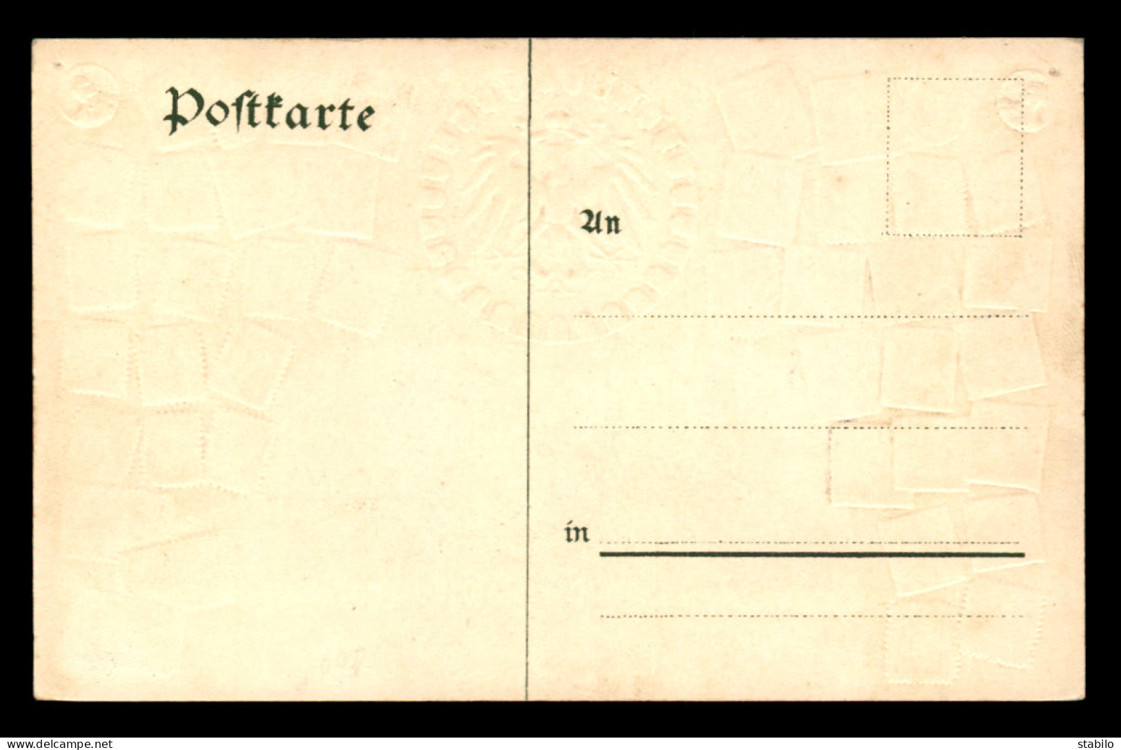 57 - METZ - MITTELBRUCKE - CARTE GAUFREE EN RELIEF - TIMBRES ET BLASONS - Metz