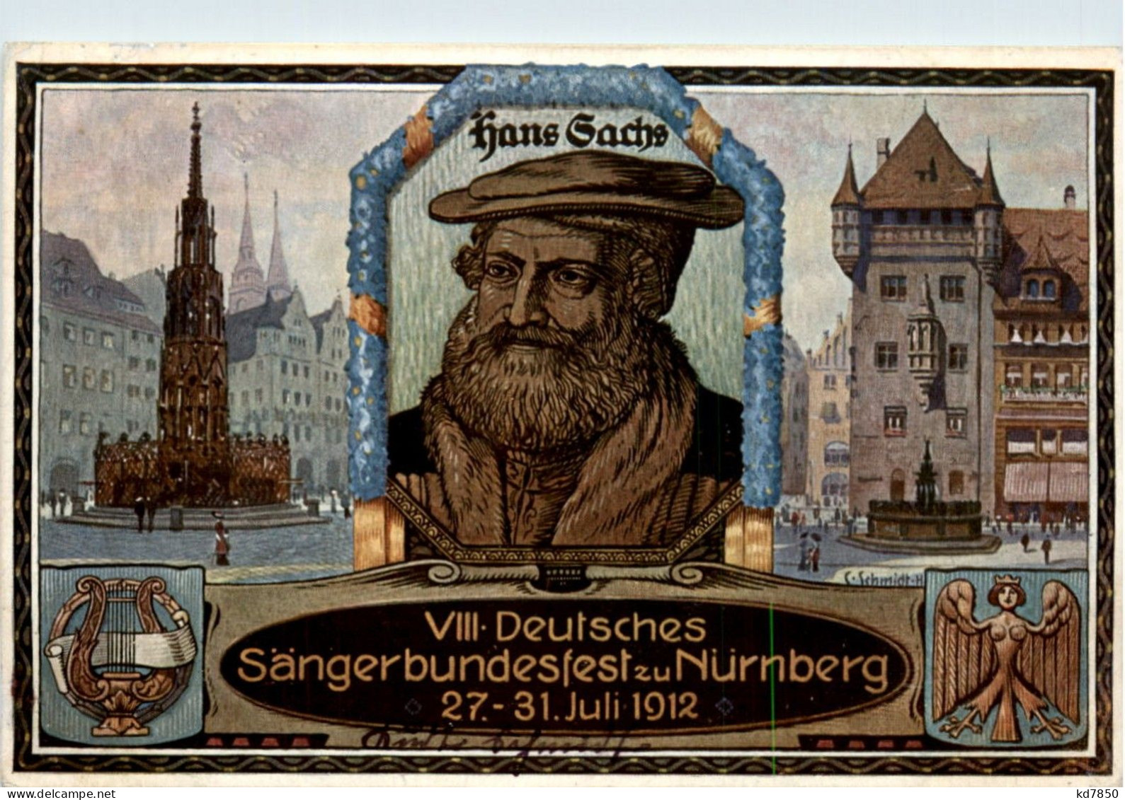 Sängerbundfest Zu Nürnberg 1912 - Hans Sachs - Nürnberg